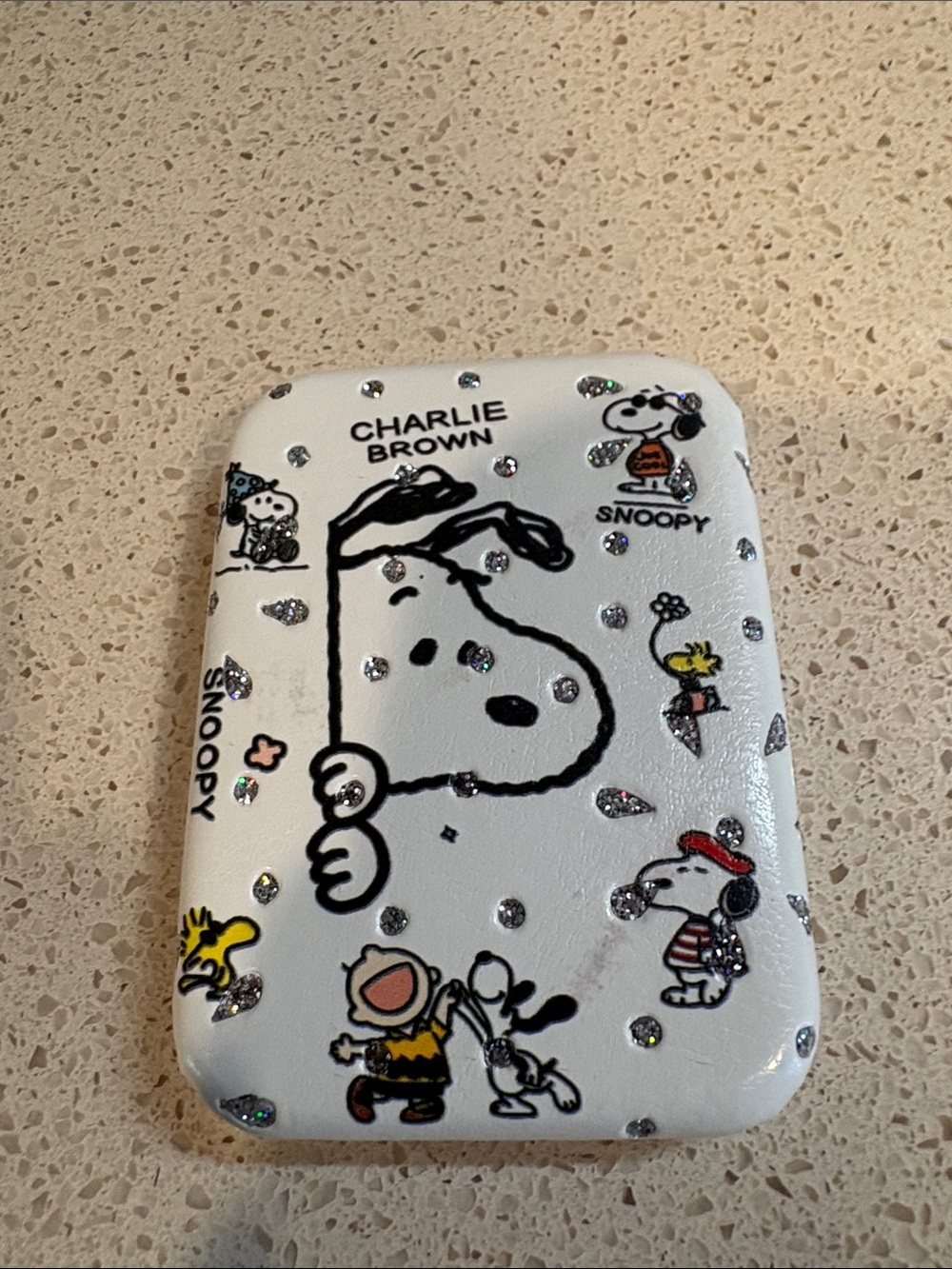 Charlie Brown Snoopy Compact Double Sided Mirror NEW